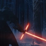 A mysterious figure as seen in the Star Wars: The Force Awakens