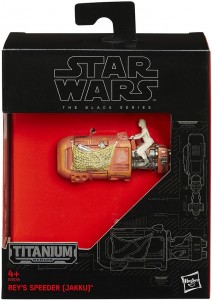 Star Wars Black Series Titanium 05 Reys Speeder Jakku Hasbro B3934 for sale online